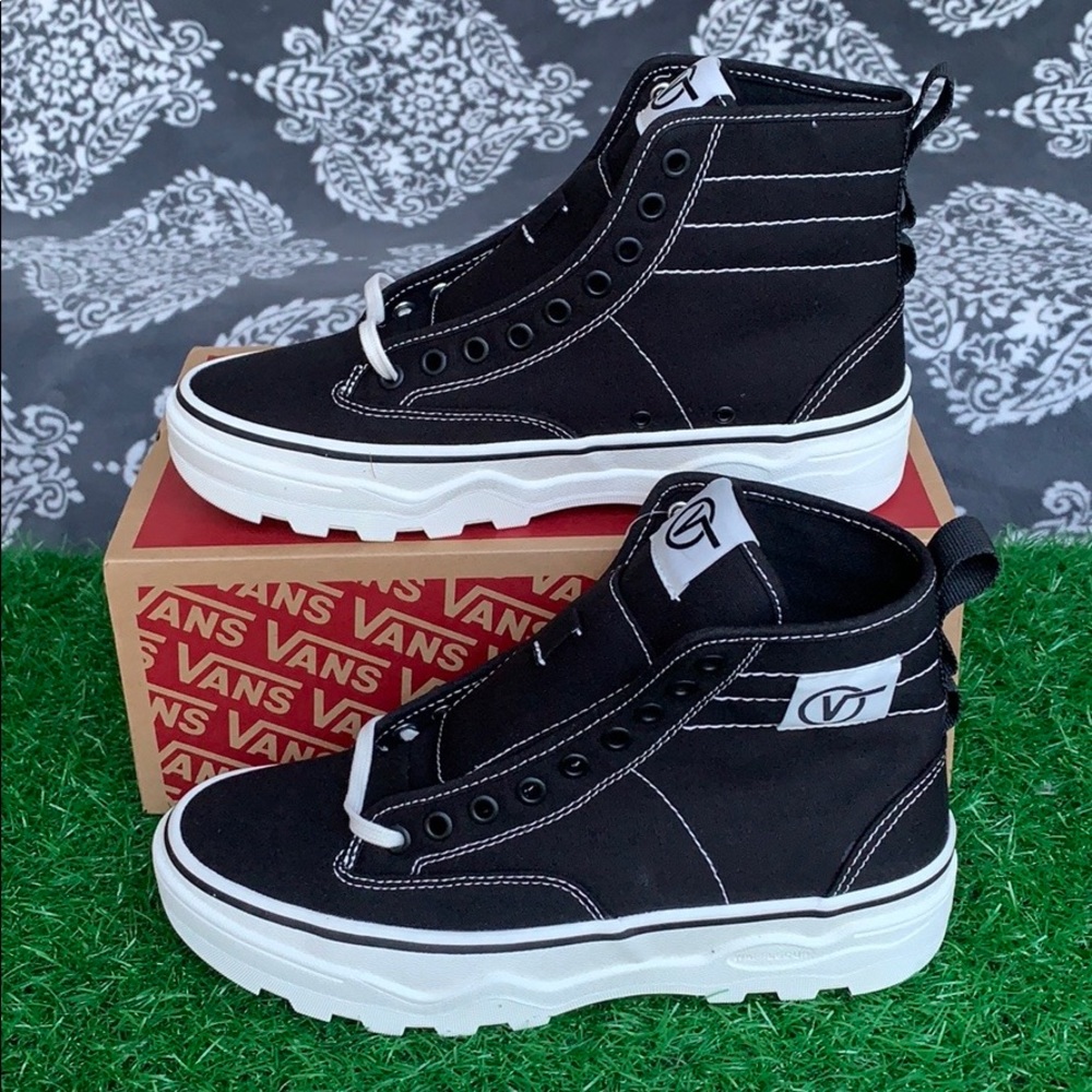 VANS SENTRY Wc Canvas Black/Marshmallow Men’s - Picture 8 of 16